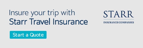 Starr Insurance Companies - Insure your tip with Starr Travel Insurance - Start a Quote